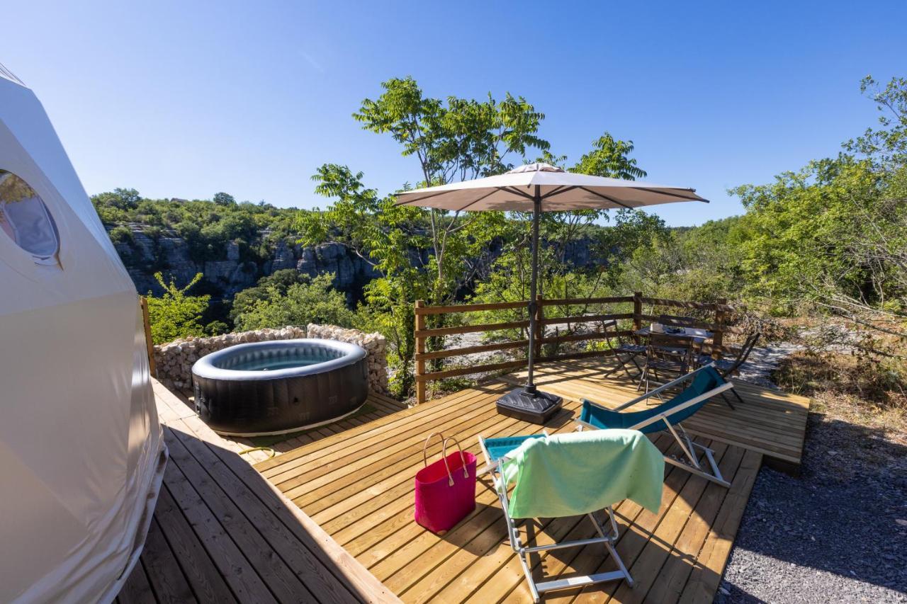 Les Domes Des Gorges Hotel Ruoms Eksteriør billede