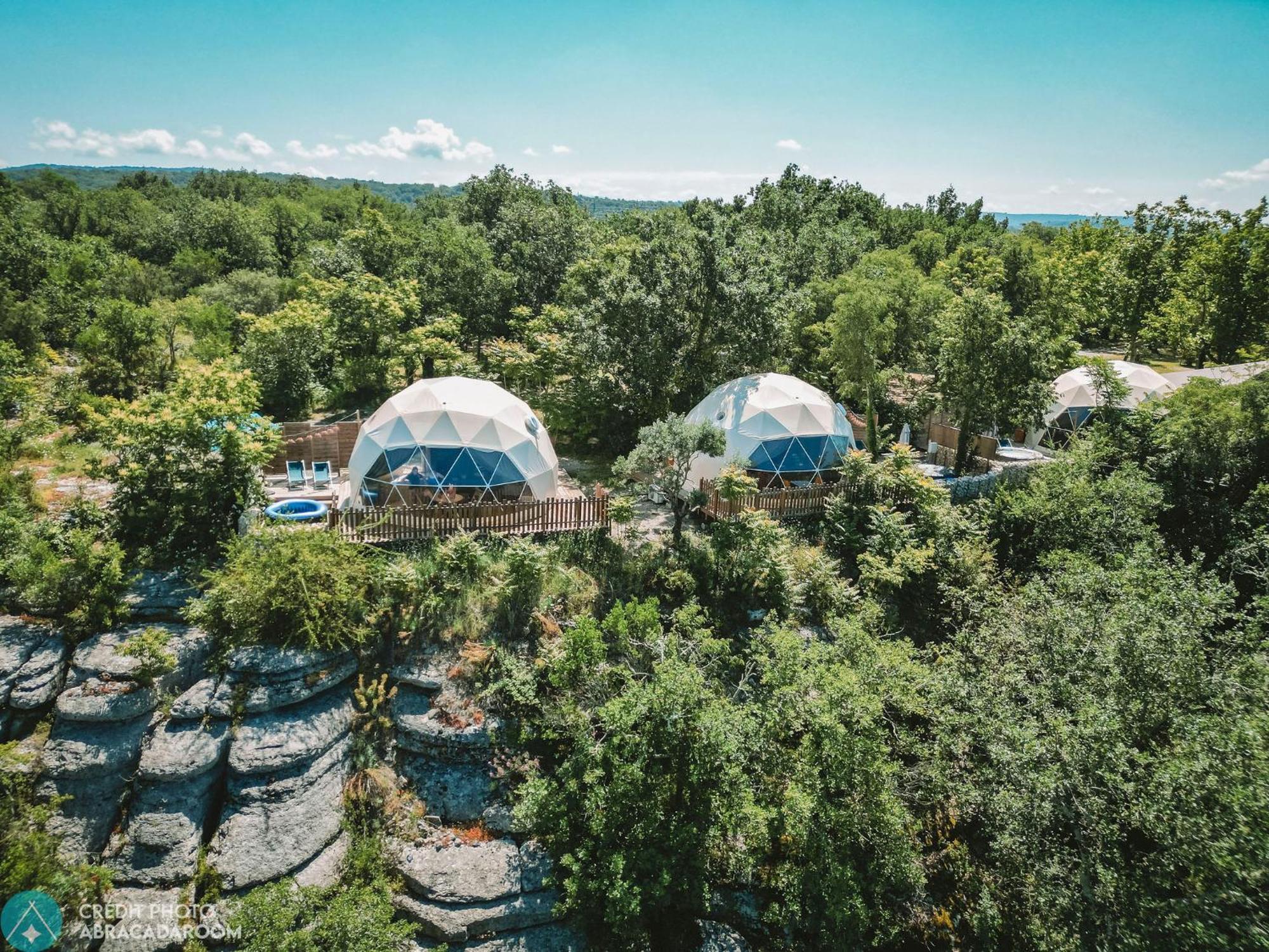 Les Domes Des Gorges Hotel Ruoms Eksteriør billede