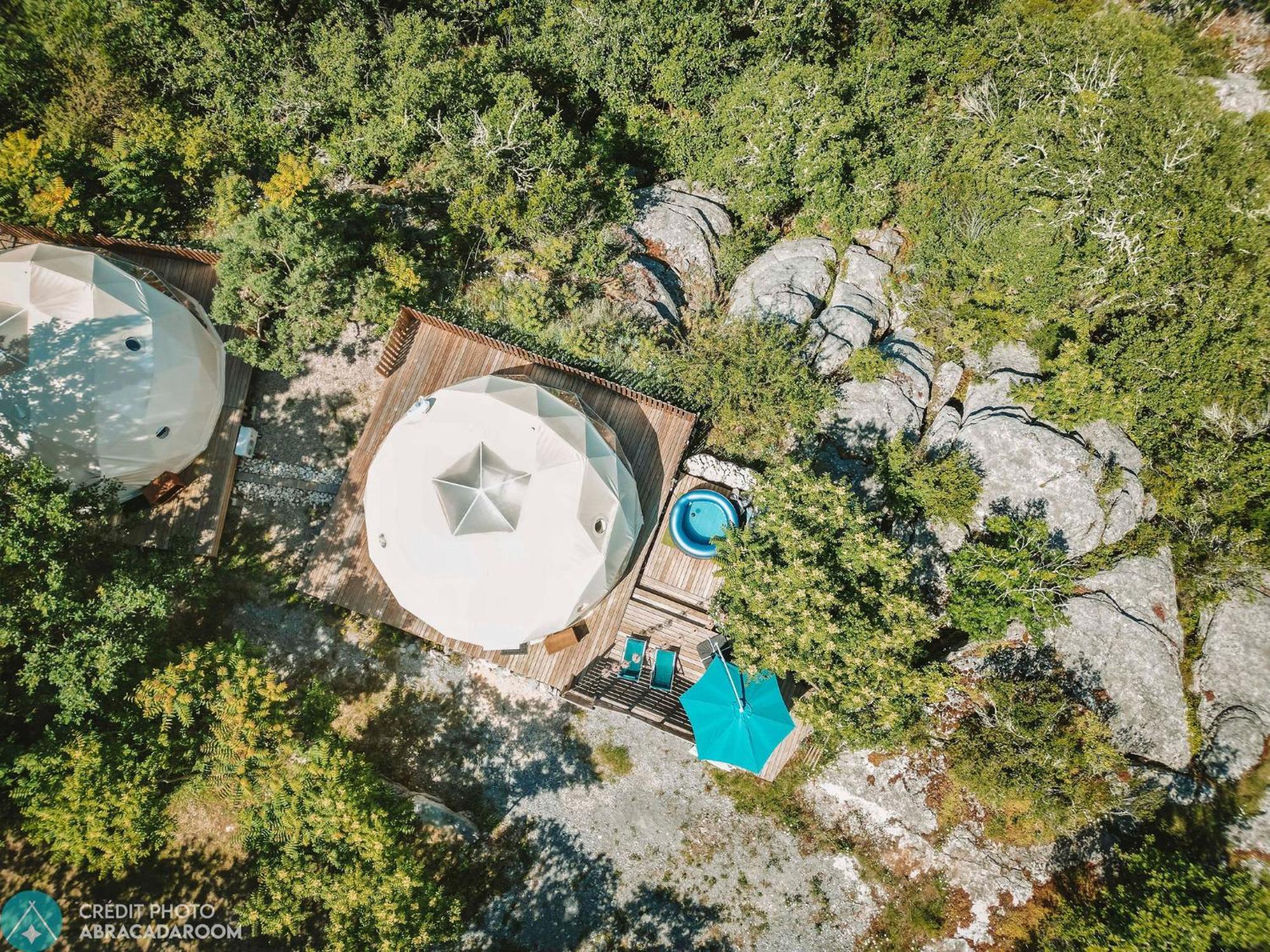 Les Domes Des Gorges Hotel Ruoms Eksteriør billede